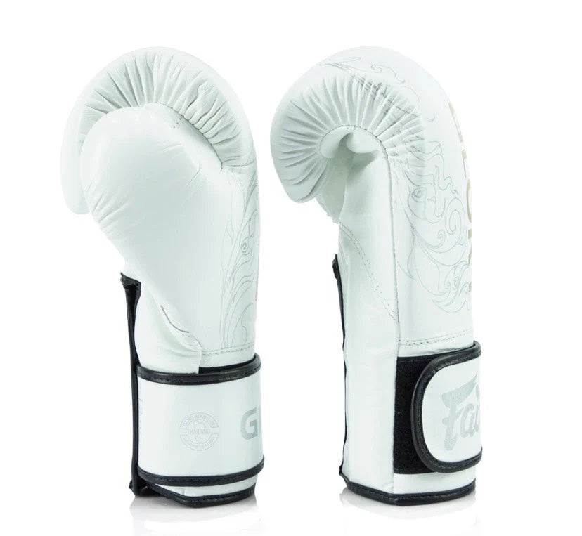 Fairtex Boxing Gloves GLORY BGVG3 Valco White — view 5, fight gear Phuket | MMAGuy