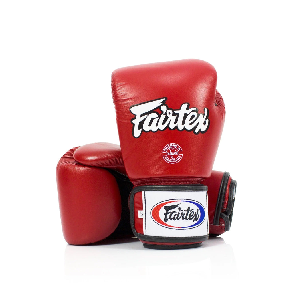 Fairtex Boxing Gloves BGV1 "Breathable" RED — fight gear in Phuket (Chalong) | MMAGuy