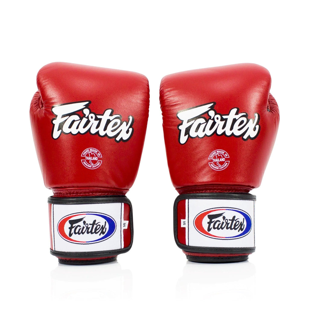Fairtex Boxing Gloves BGV1 "Breathable" RED — view 3, fight gear Phuket | MMAGuy