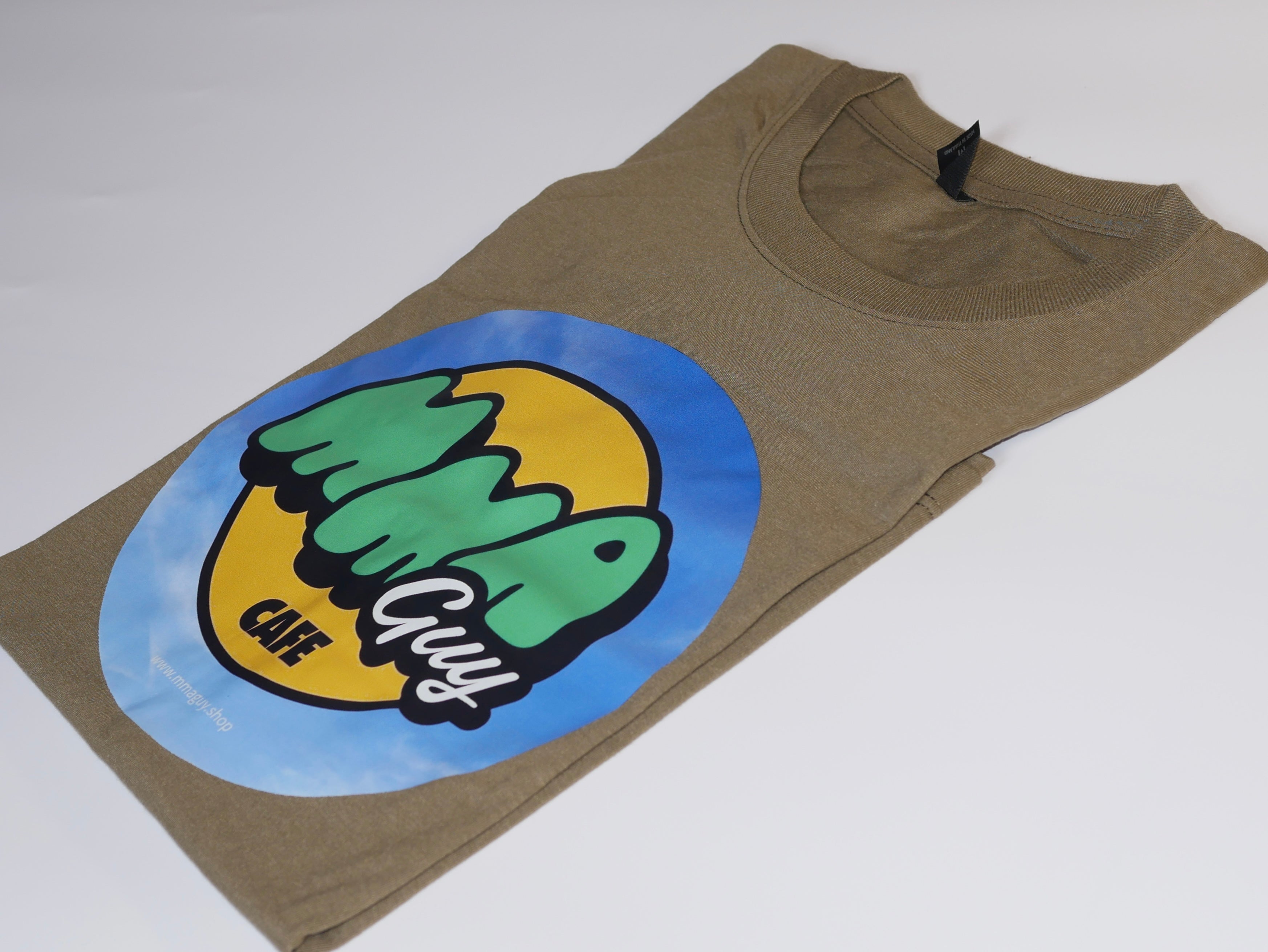 MMA GUY CAFE T-Shirt Olive Green — view 4, fight gear Phuket | MMAGuy