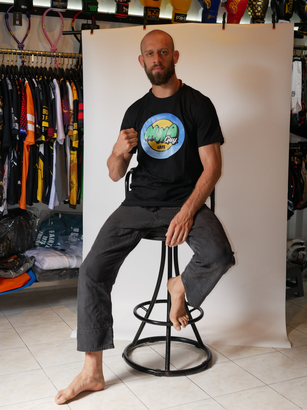 MMA GUY CAFE T-Shirt Black — fight gear in Phuket (Chalong) | MMAGuy