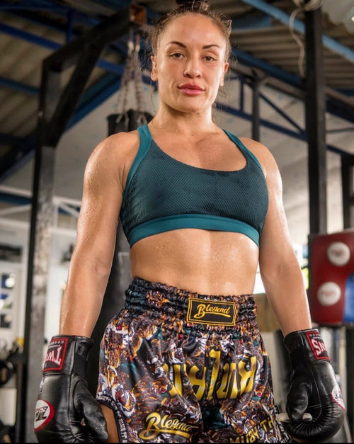 Blegend Boxing Shorts Smokey Tiger — view 2, fight gear Phuket | MMAGuy