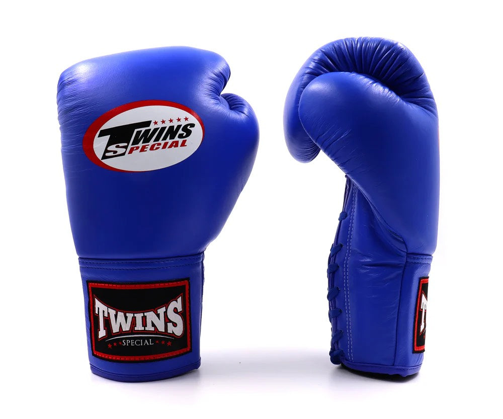 Twins Special Boxing Gloves BGLL1 Blue Lace Up — fight gear in Phuket (Chalong) | MMAGuy