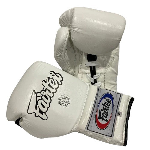Fairtex Boxing Gloves PRO TRAINNING BGL7 WHITE — view 2, fight gear Phuket | MMAGuy