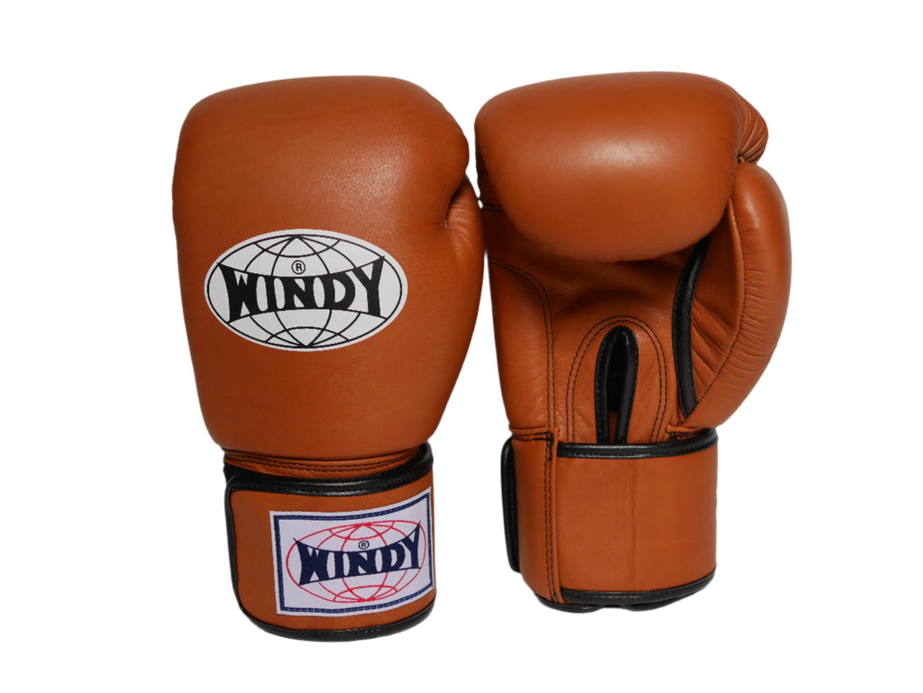 Windy Boxing Gloves Velcro Brown *Limited Edition* — fight gear in Phuket (Chalong) | MMAGuy