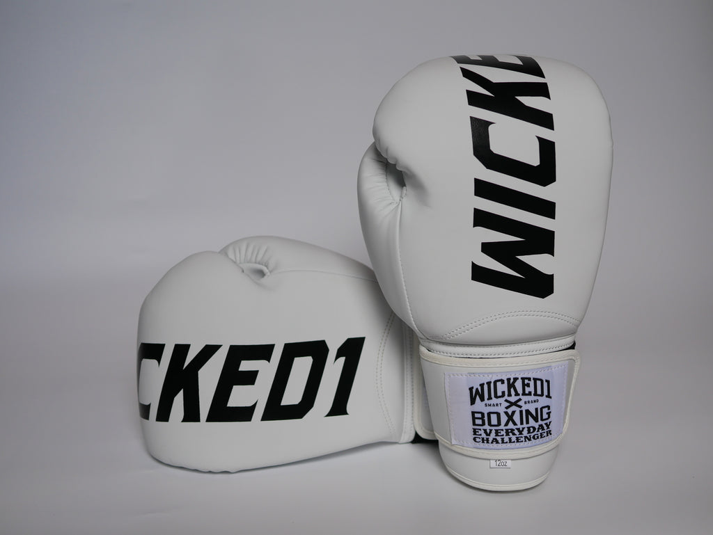 Wicked1 Training Gloves (PU) White/Black — view 6, fight gear Phuket | MMAGuy