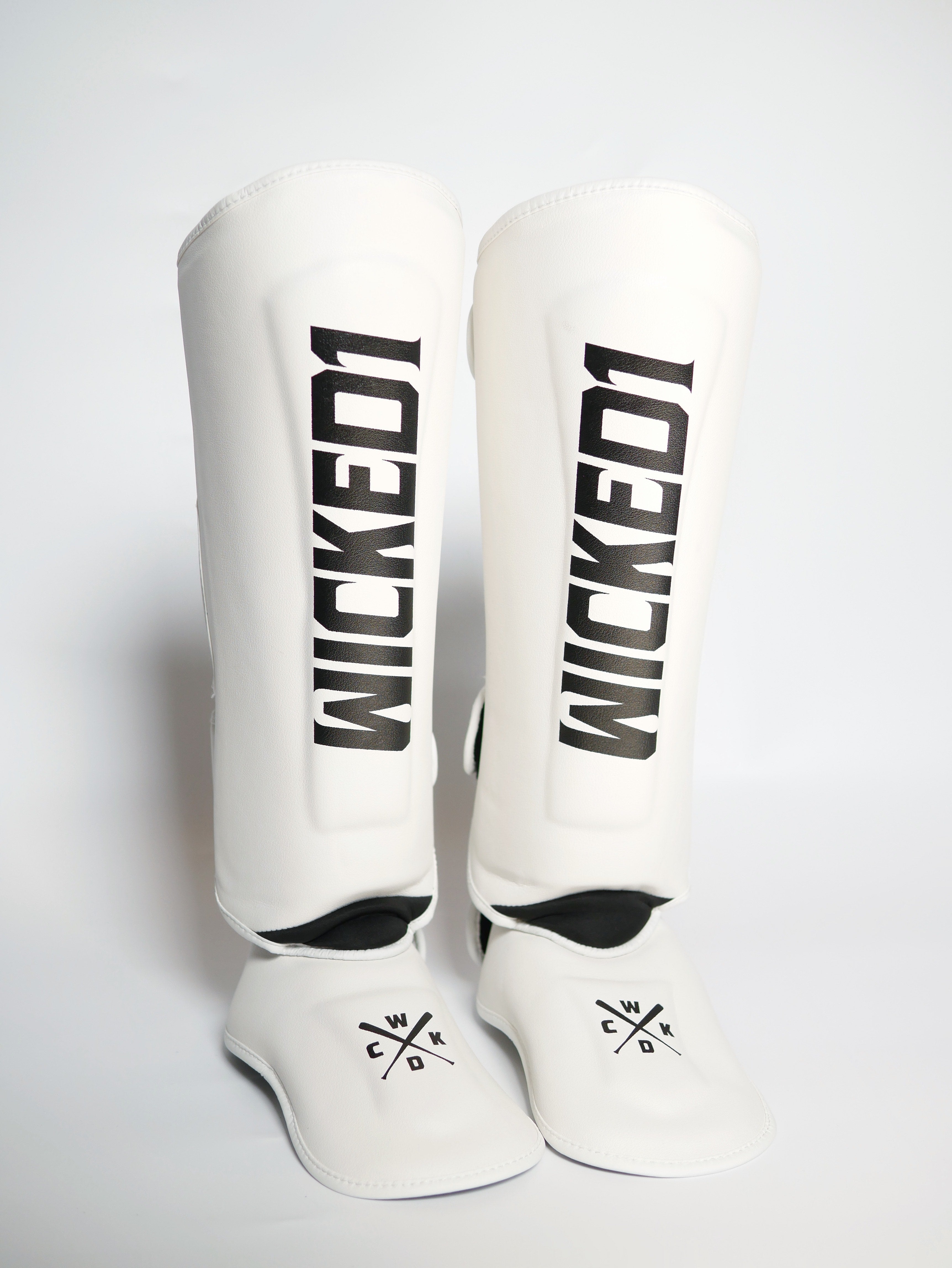 Wicked1 Shinguards White