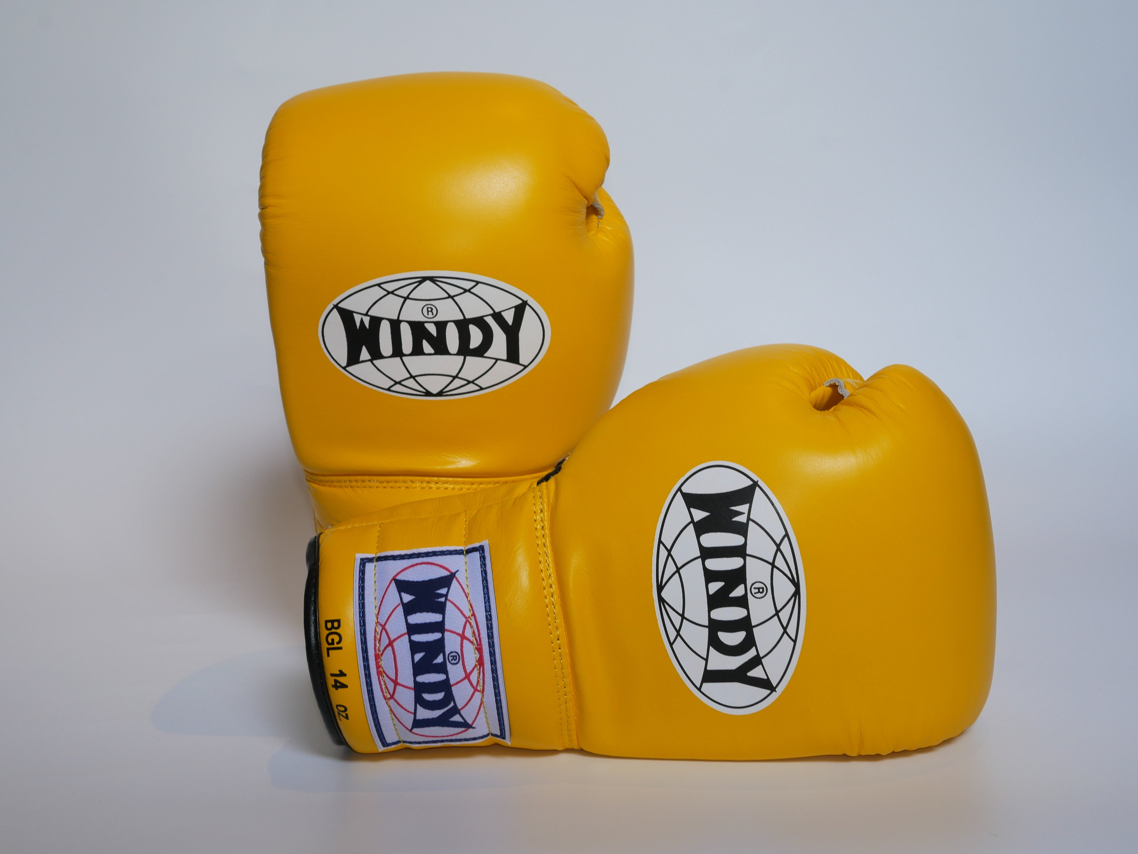 Windy Boxing Gloves Lace up Yellow