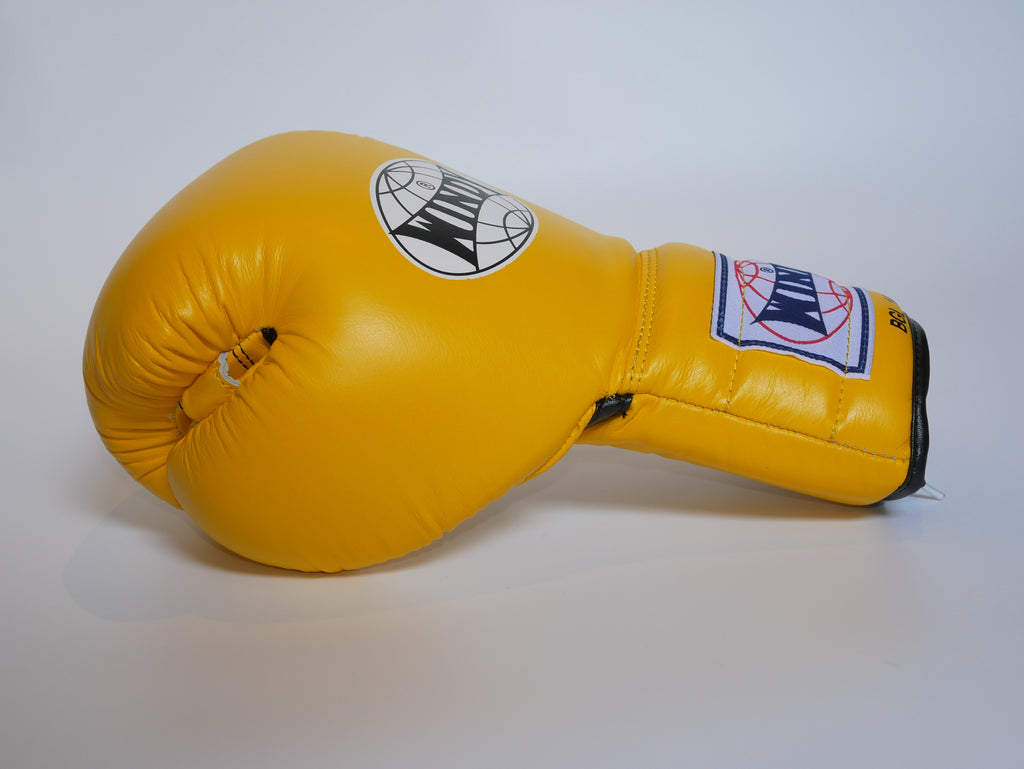 Windy Boxing Gloves Lace up Yellow