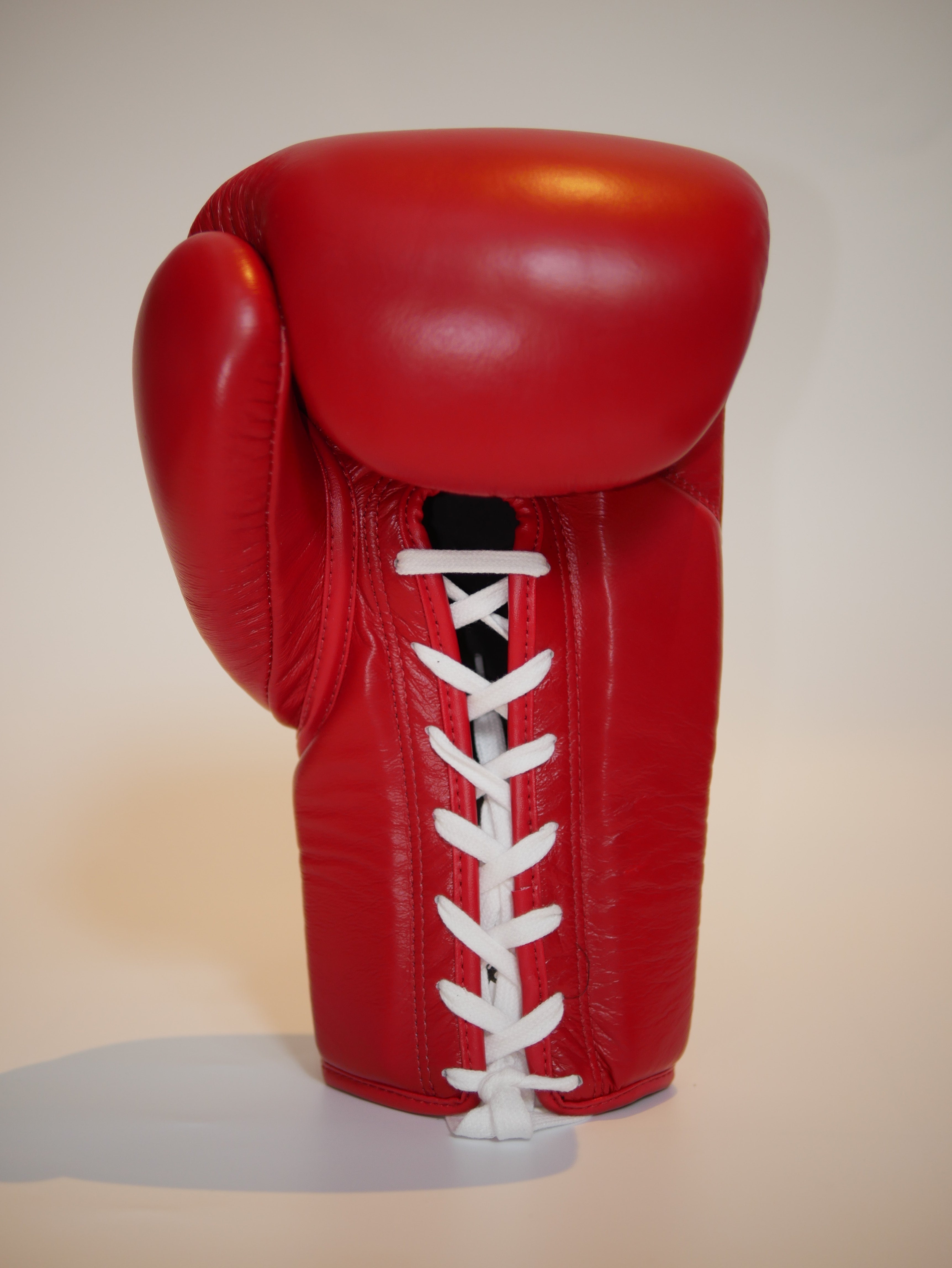 Windy Boxing Gloves Lace up Red — view 4, fight gear Phuket | MMAGuy