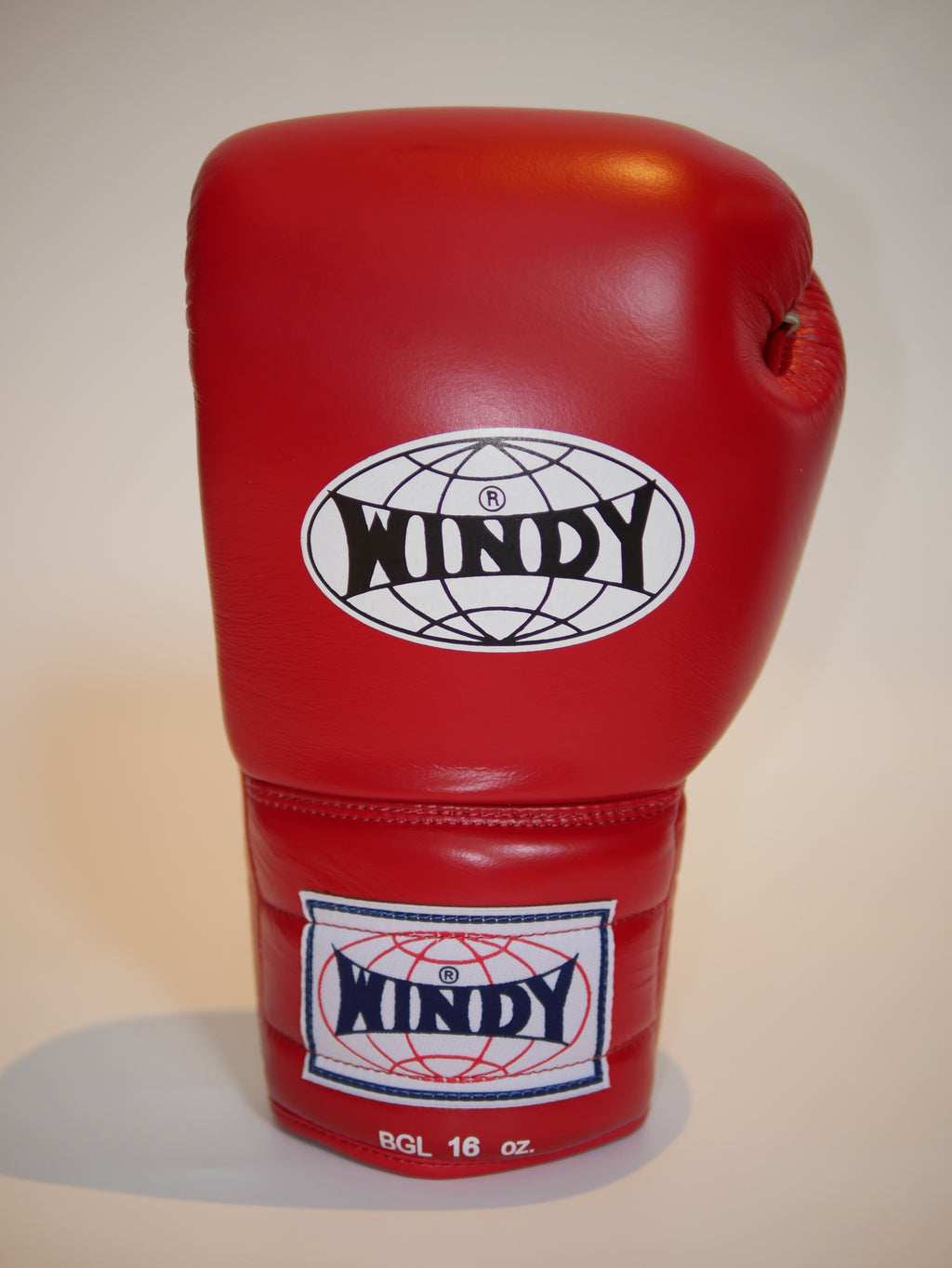 Windy Boxing Gloves Lace up Red — view 5, fight gear Phuket | MMAGuy