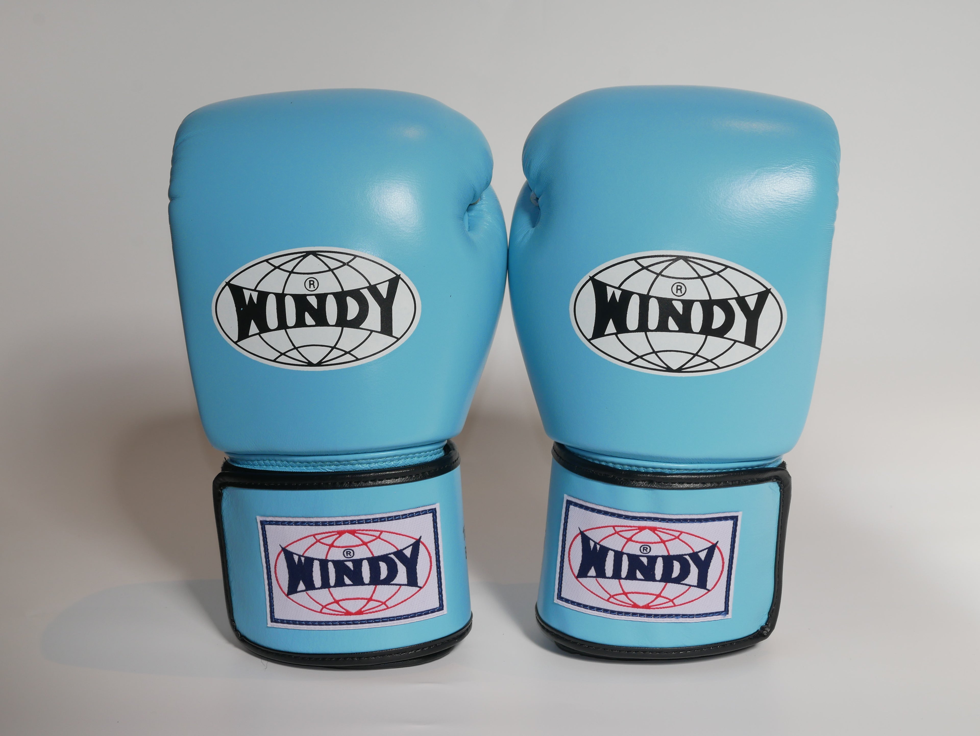 Windy Boxing Gloves Lace Velcro Light Blue — view 2, fight gear Phuket | MMAGuy