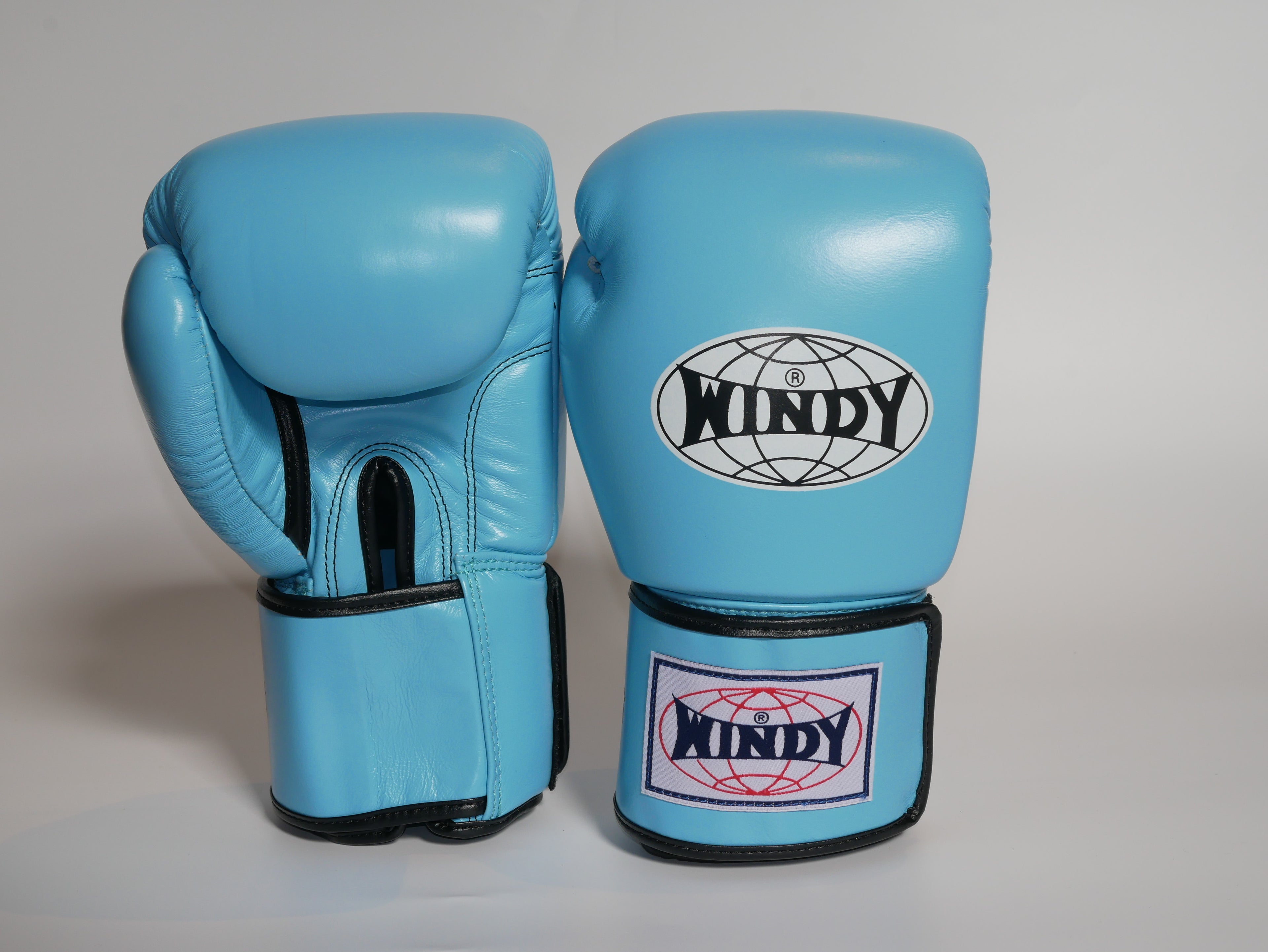 Windy Boxing Gloves Lace Velcro Light Blue — fight gear in Phuket (Chalong) | MMAGuy