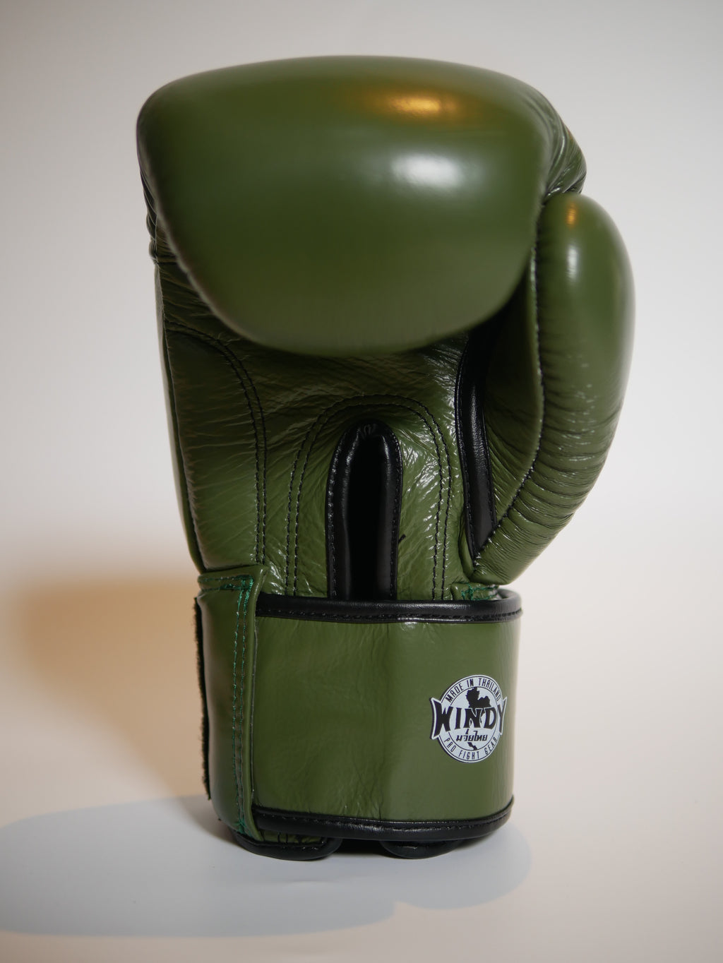 Windy Boxing Gloves Velcro Olive — view 5, fight gear Phuket | MMAGuy