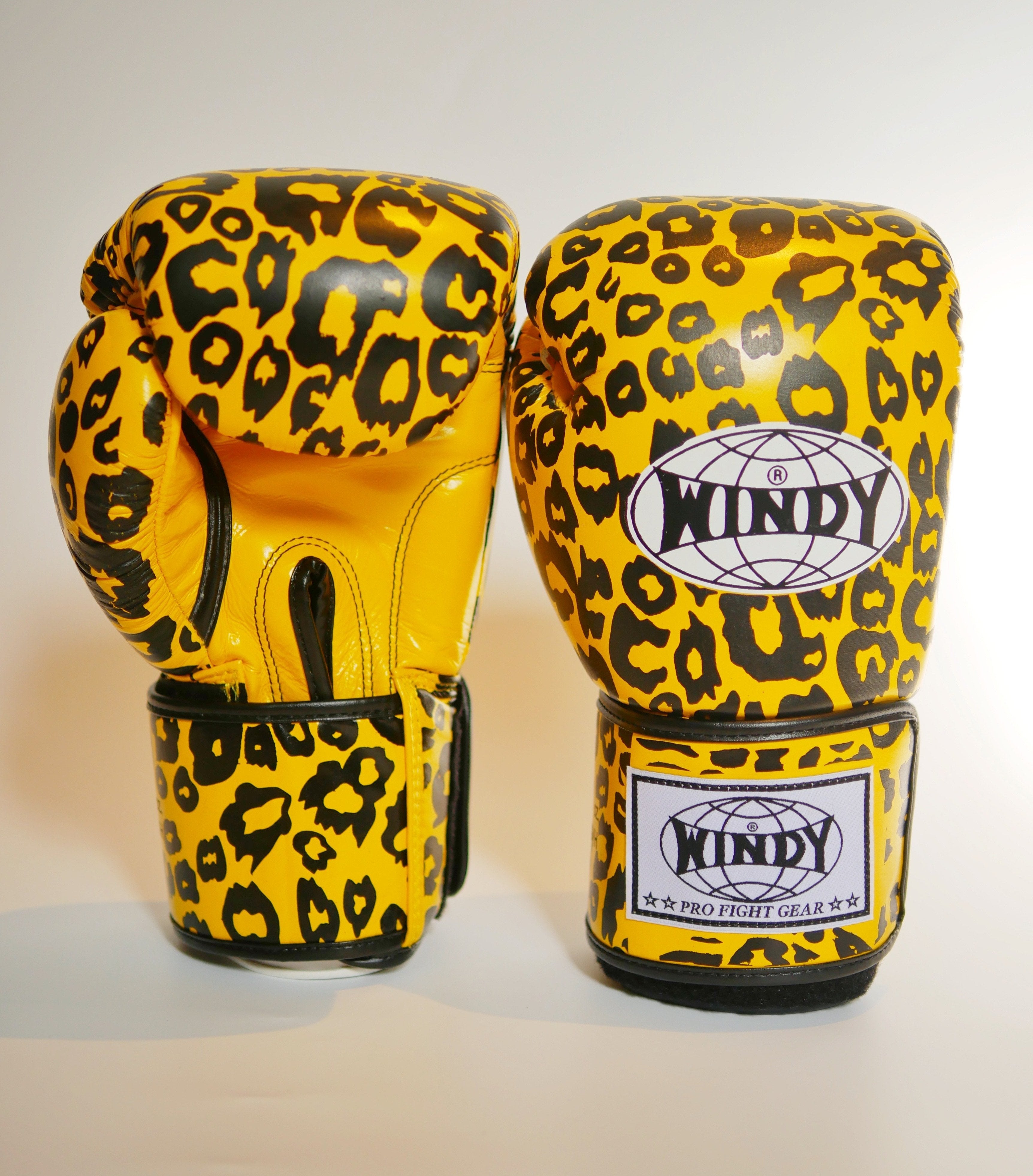 Windy Boxing Gloves Velcro Leopard *Limited Edition* — fight gear in Phuket (Chalong) | MMAGuy