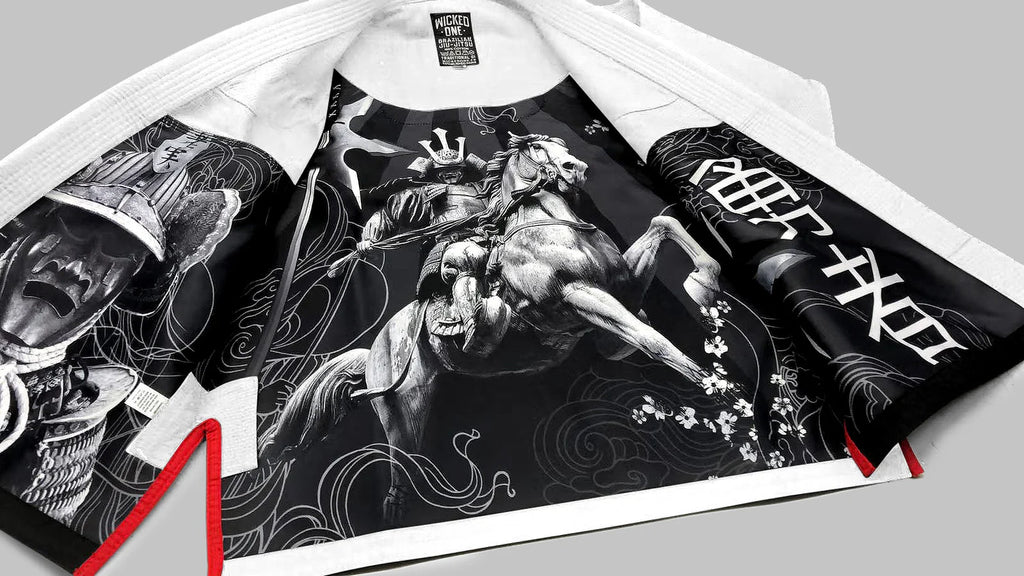 Wicked1 Kimono SAMURAI White