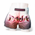 Raja Muay Thai Shorts — Pastel Fade Logo (RK-10) — MMAGuy fight gear Phuket