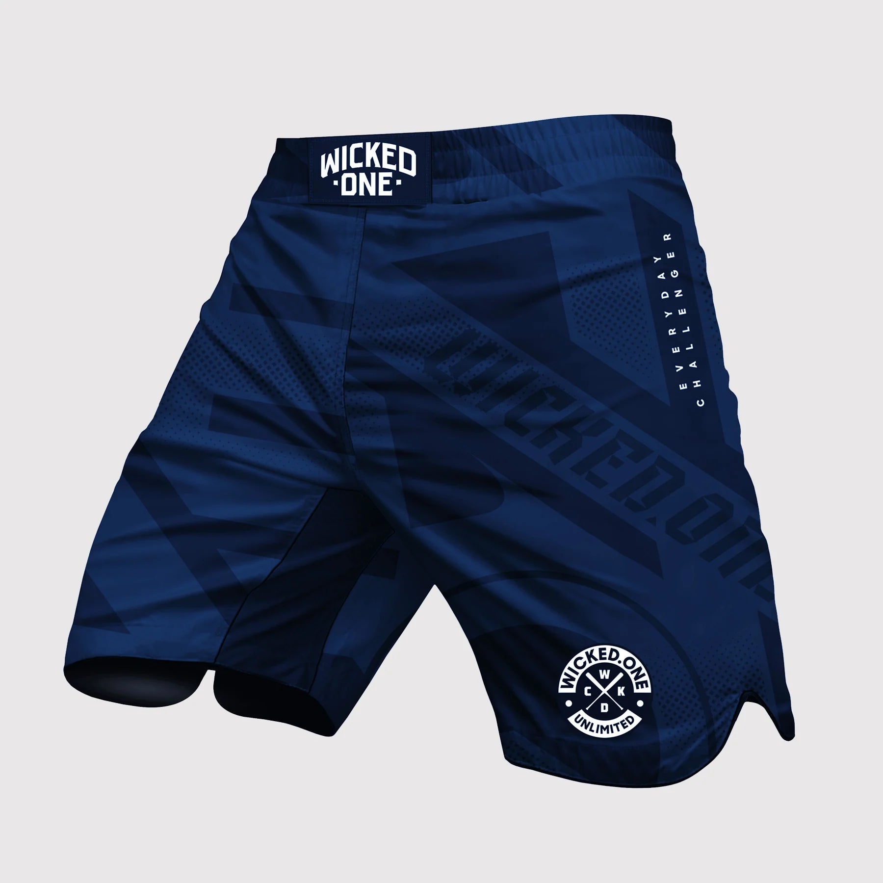 Wicked1 MMA SHORTS EAGER OUTSIDERZ NAVY