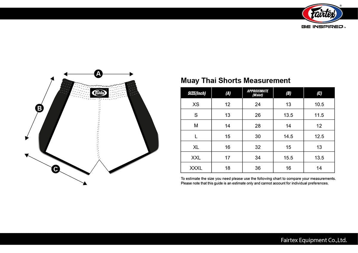 Fairtex BS1712 Muay Thai Shorts — MMAGuy fight gear Phuket