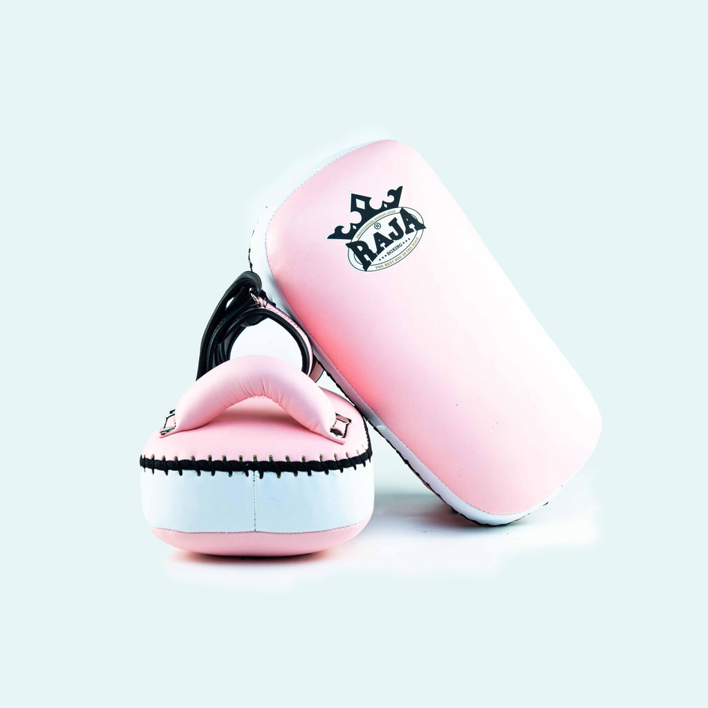 Raja Kicking Pads — Standard Pink — MMAGuy fight gear Phuket