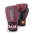Raja Boxing Gloves — The Original Darkred/Black (RJB-P1-1) — MMAGuy fight gear Phuket