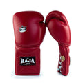 Raja Boxing Gloves — Pro Lace Up Red (RBGV-PRO-X-3) — MMAGuy fight gear Phuket