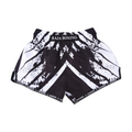 Raja Muay Thai Shorts — White Brush (RK-11) — MMAGuy fight gear Phuket