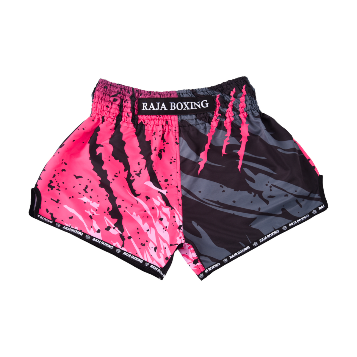 Raja Muay Thai Shorts — Pink Claw (RK-9) — MMAGuy fight gear Phuket