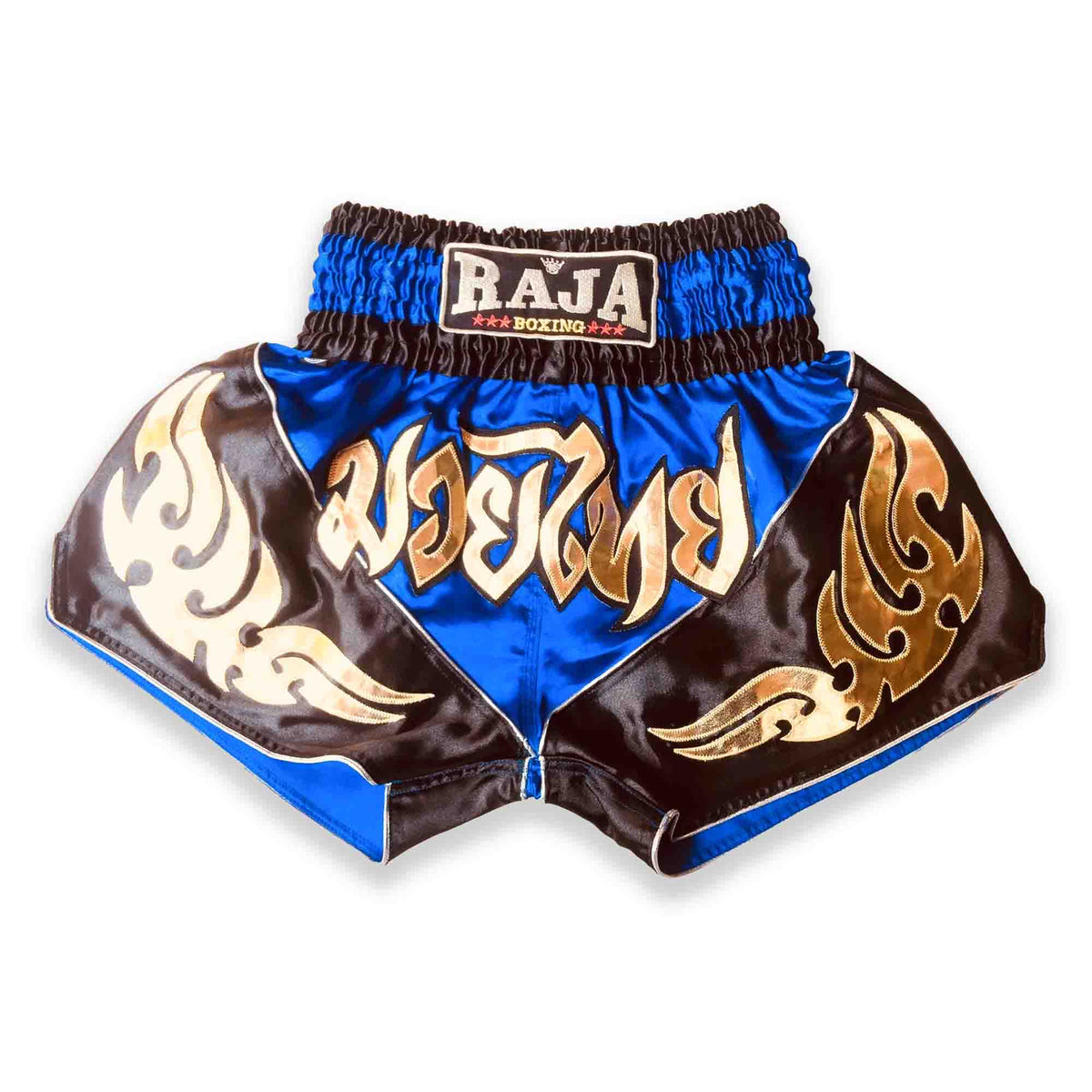 Raja Muay Thai Shorts — Tribal Brown — MMAGuy fight gear Phuket