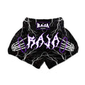 Raja Muay Thai Shorts — Lightning Bones (RK-16) — MMAGuy fight gear Phuket