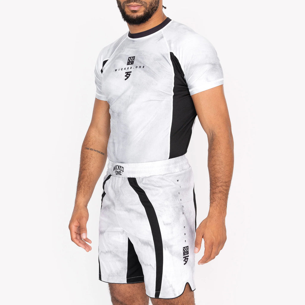 Wicked1 RASHGUARD CONTEST WHITE