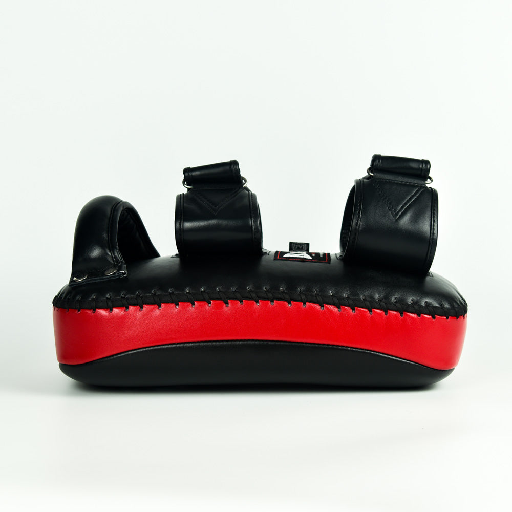 Raja Kicking Pads — Black Red — MMAGuy fight gear Phuket