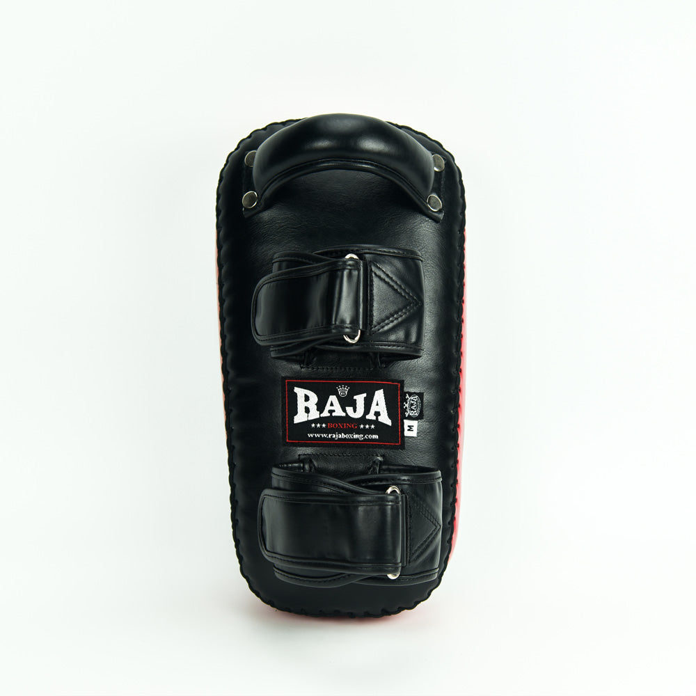 Raja Kicking Pads — Black Red — MMAGuy fight gear Phuket