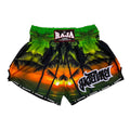 Raja Muay Thai Shorts — Sunset Palm (SP67-042) — MMAGuy fight gear Phuket