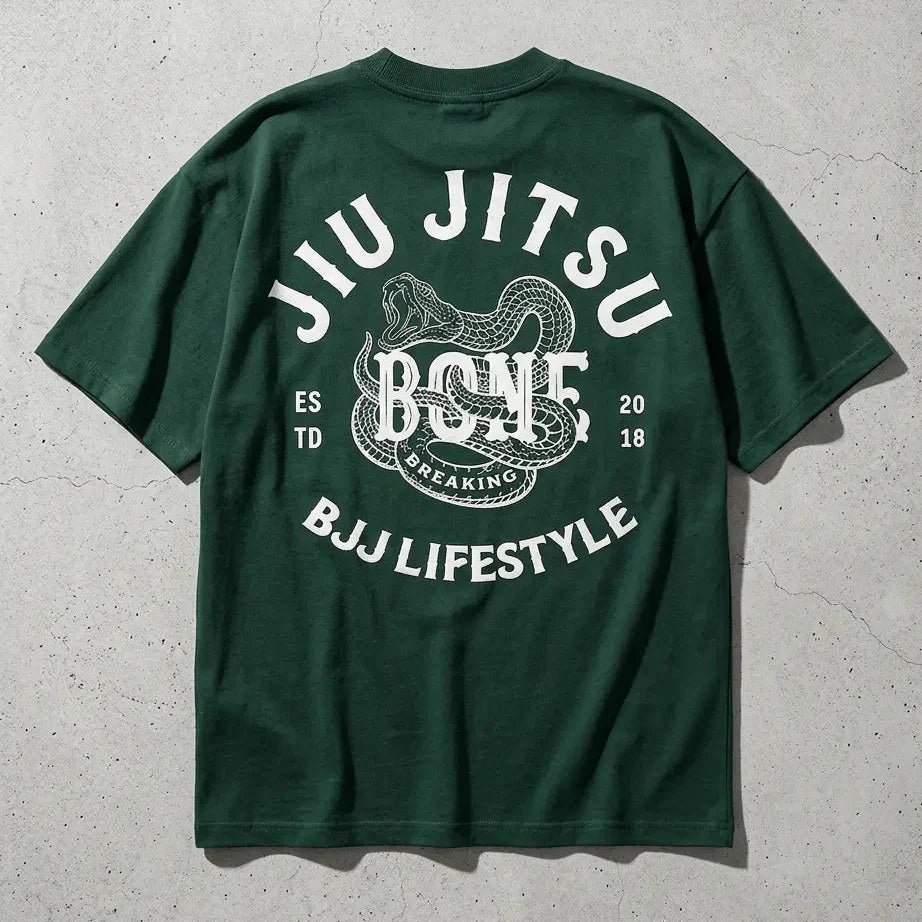 Jiu Jitsu Breaking Bone Oversize T-Shirt - Technical Mastery | Bjjlifestyle