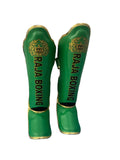 Raja Shin Guards — Green (LS-2) — MMAGuy fight gear Phuket