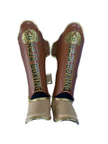 Raja Shin Guards — Brown (LS-2) — MMAGuy fight gear Phuket