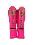 Raja Shin Guards — Pink (LS-2) — MMAGuy fight gear Phuket