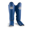 Raja Shin Guards — Dark Blue Kickboxing Protection — MMAGuy fight gear Phuket