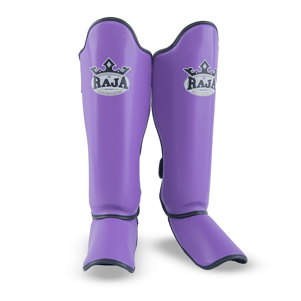 Raja Shin Guards — Lightweight Purple — MMAGuy fight gear Phuket