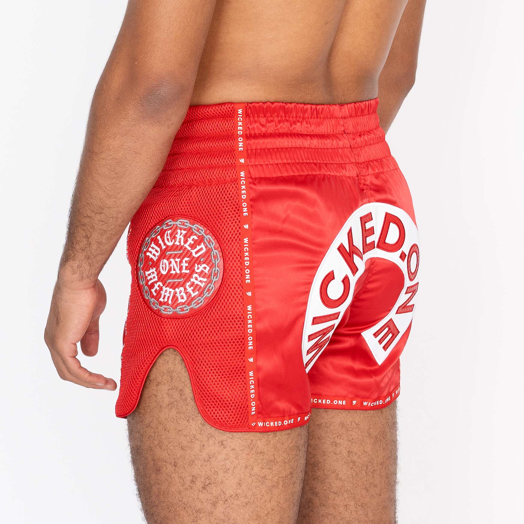 Wicked1 MUAY THAI SHORT HERD RED