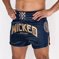 Wicked1 MUAY THAI SHORT NAVY