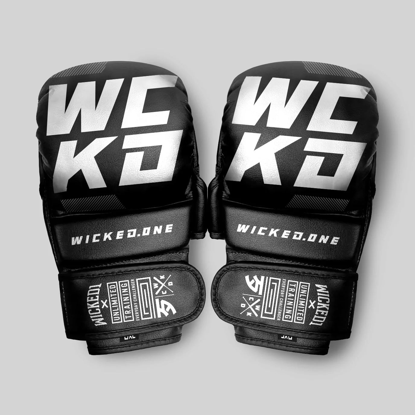Wicked1 MMA Gloves (PU) KRUZ Black