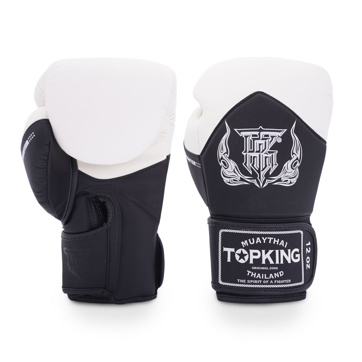 Top King Blend Boxing Gloves Black-White