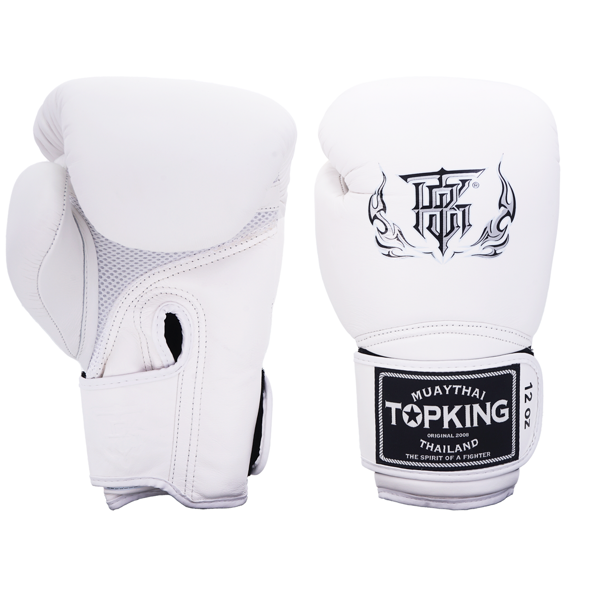 Top King Super Air Boxing Gloves White