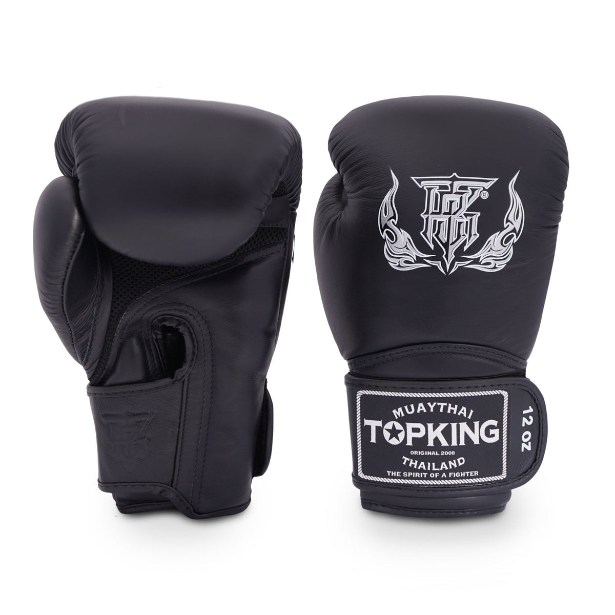 Top King Super Air Boxing Gloves Black