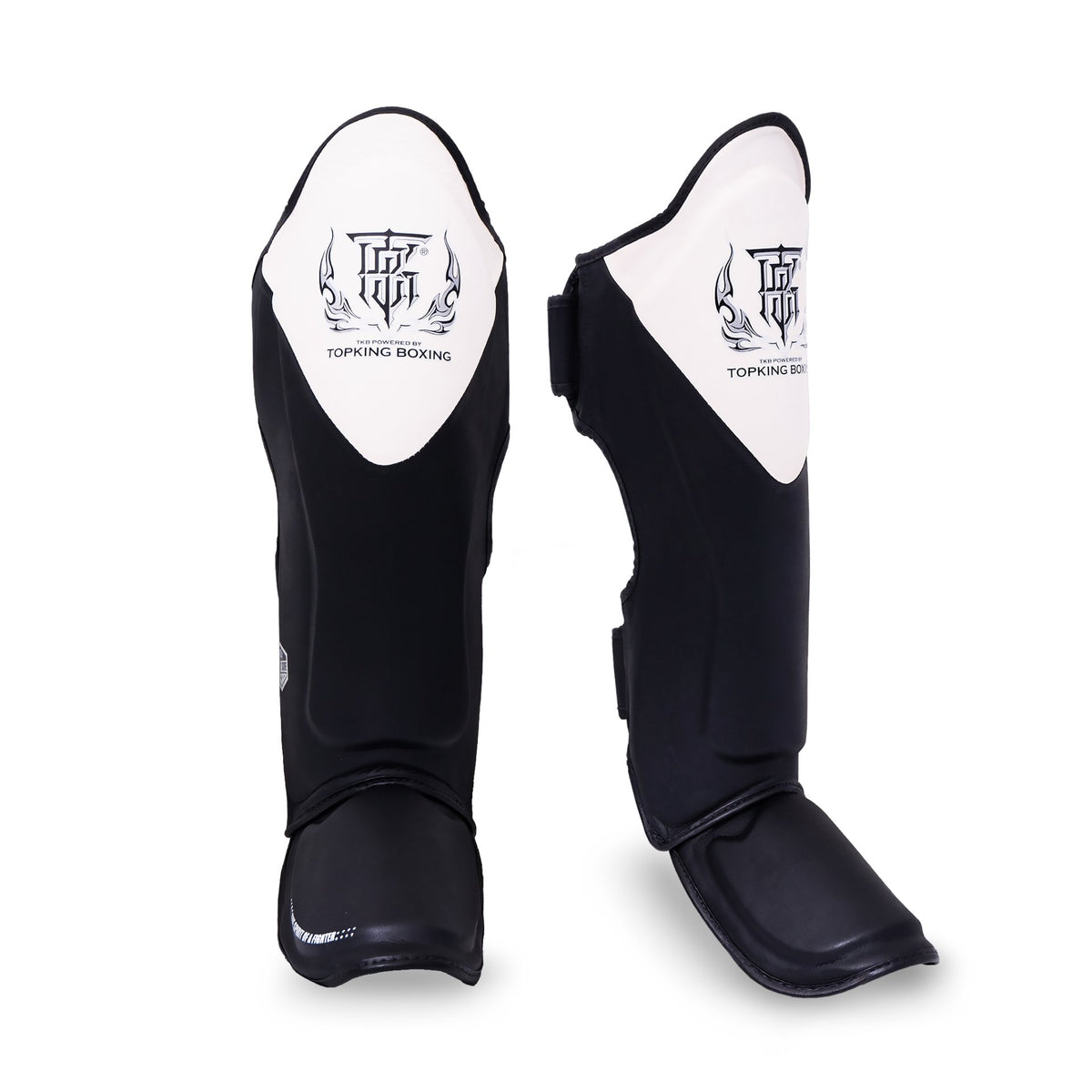 Top King Blend Shin Guards Black-White