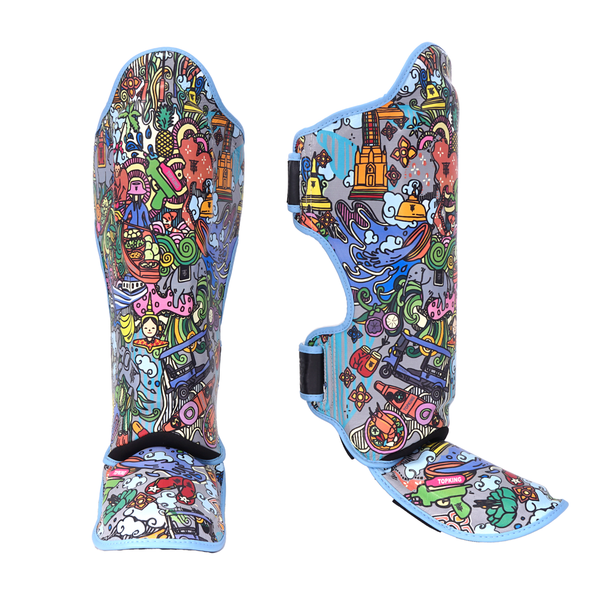 Top King Thai Culture Shin Guards