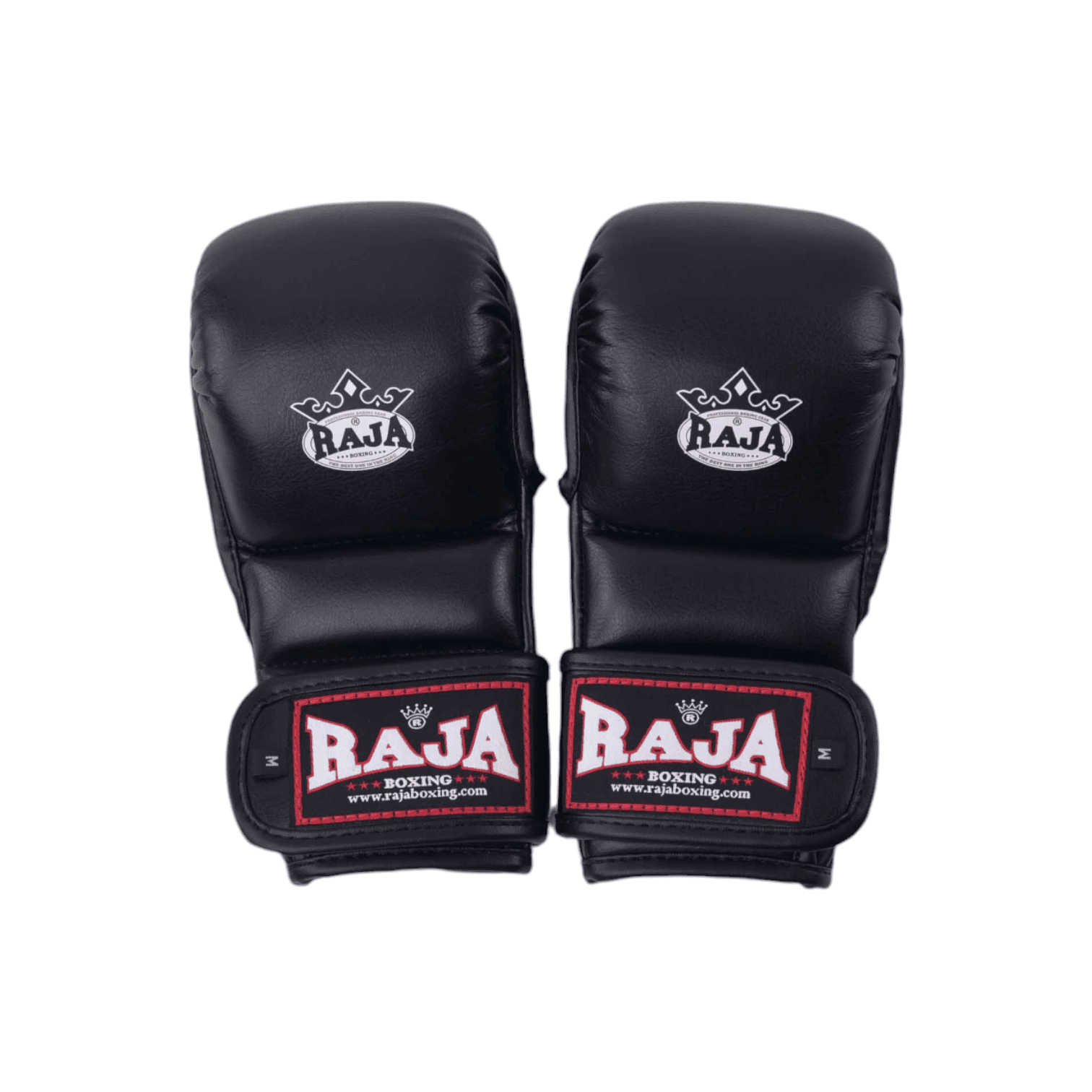 Raja MMA Gloves — Velcro Black (RGG-2) — MMAGuy fight gear Phuket