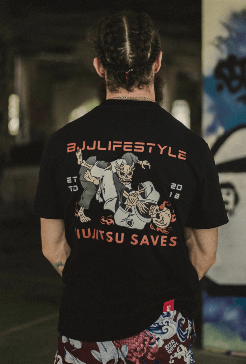 T-shirt Jiujitsu Saves - Black